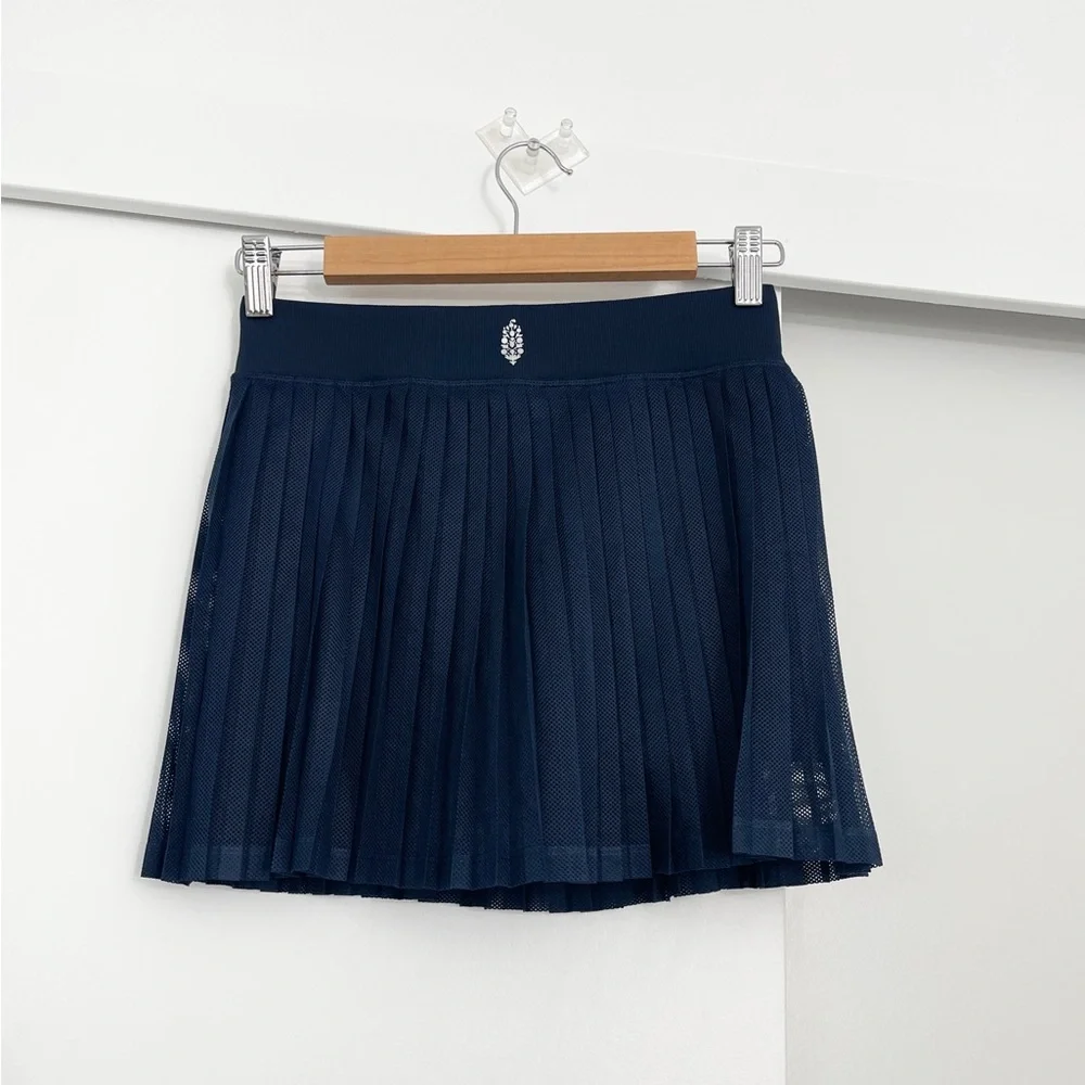 NWOT Free People Ruffle Rally Mini Skirt Pleated Size XS / Small